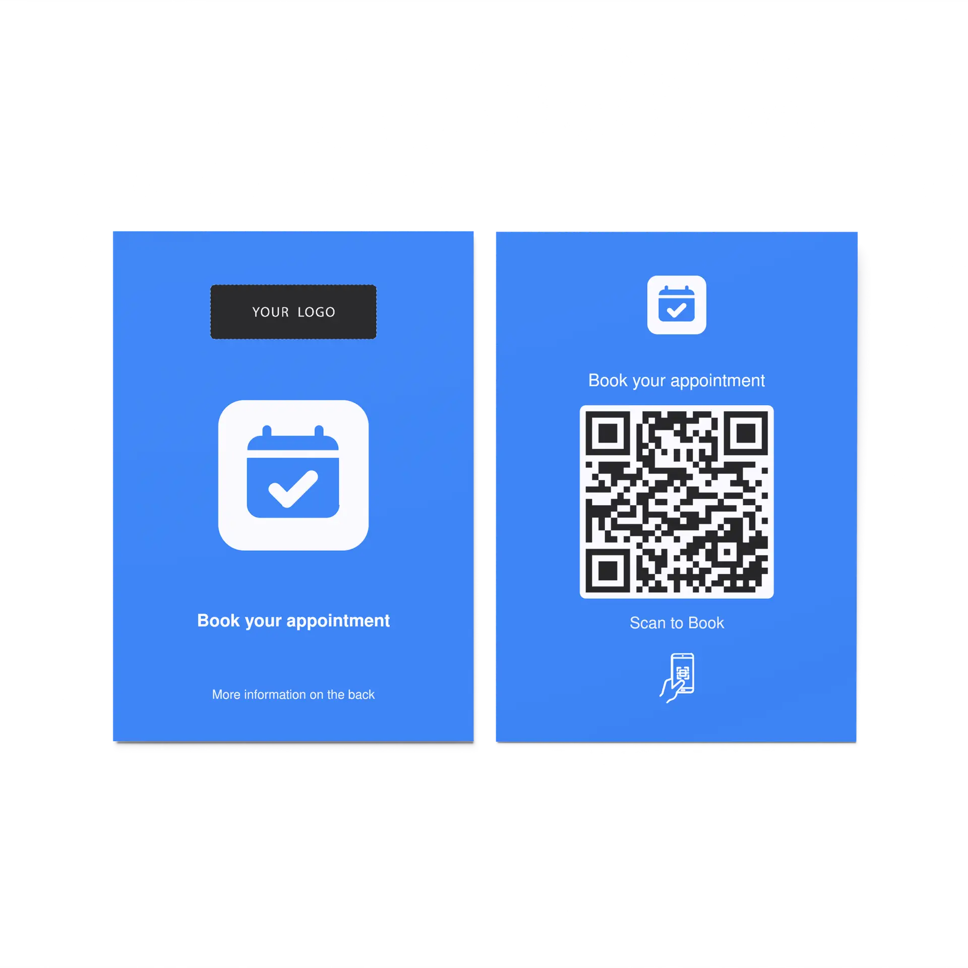 Booksy Booking QR Code Flyer