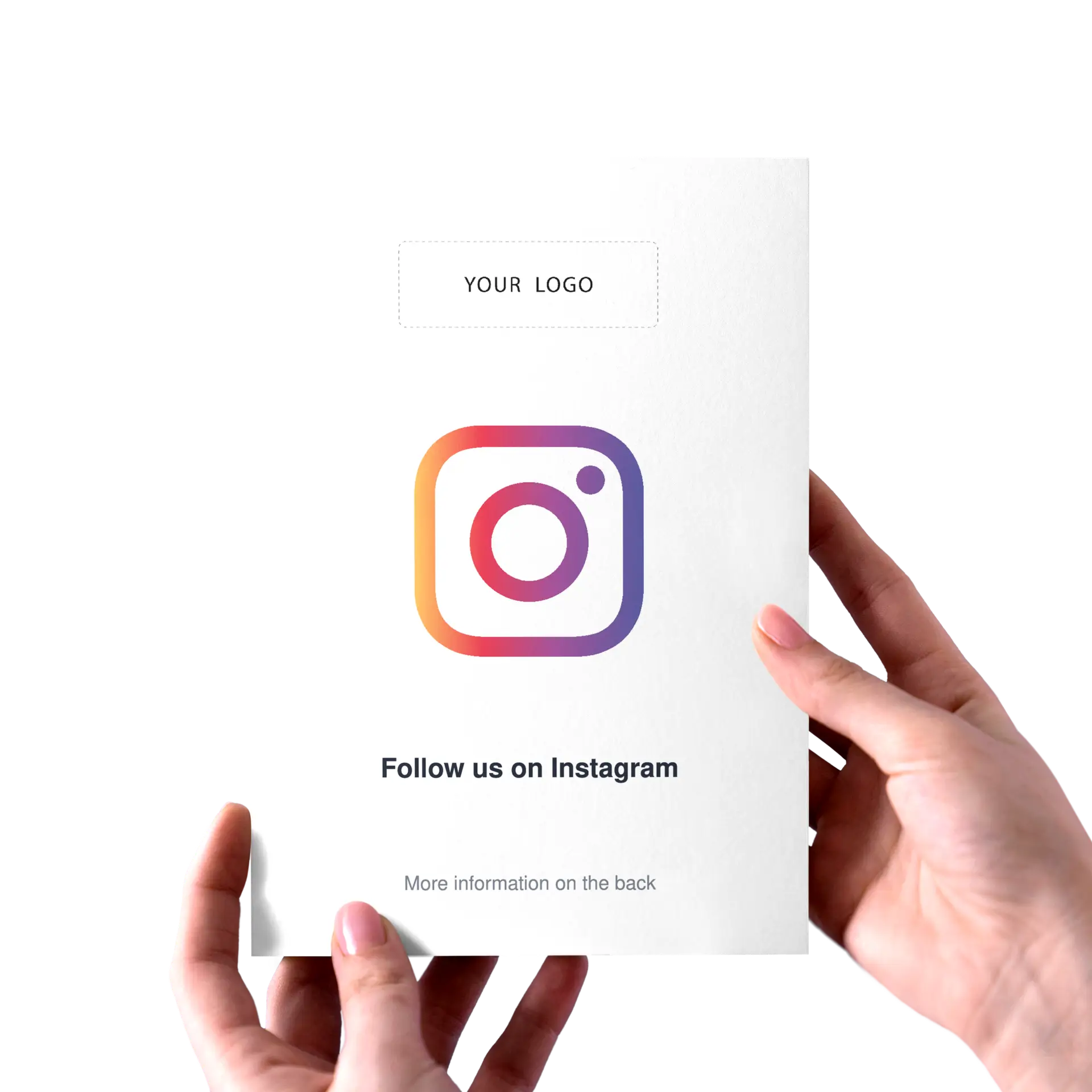 Instagram QR Code Flyer