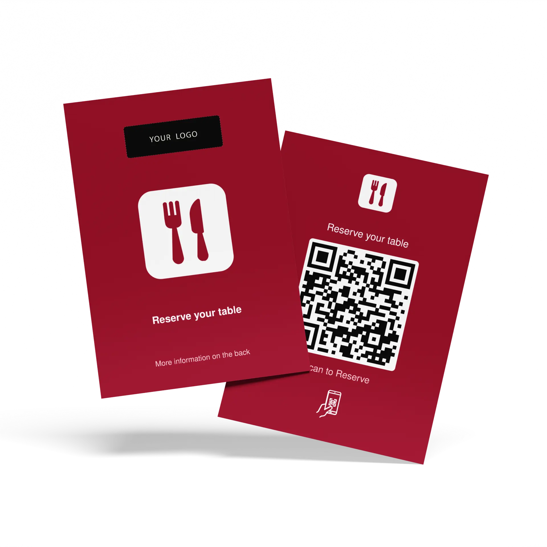 Quandoo Reservation QR Code Flyer