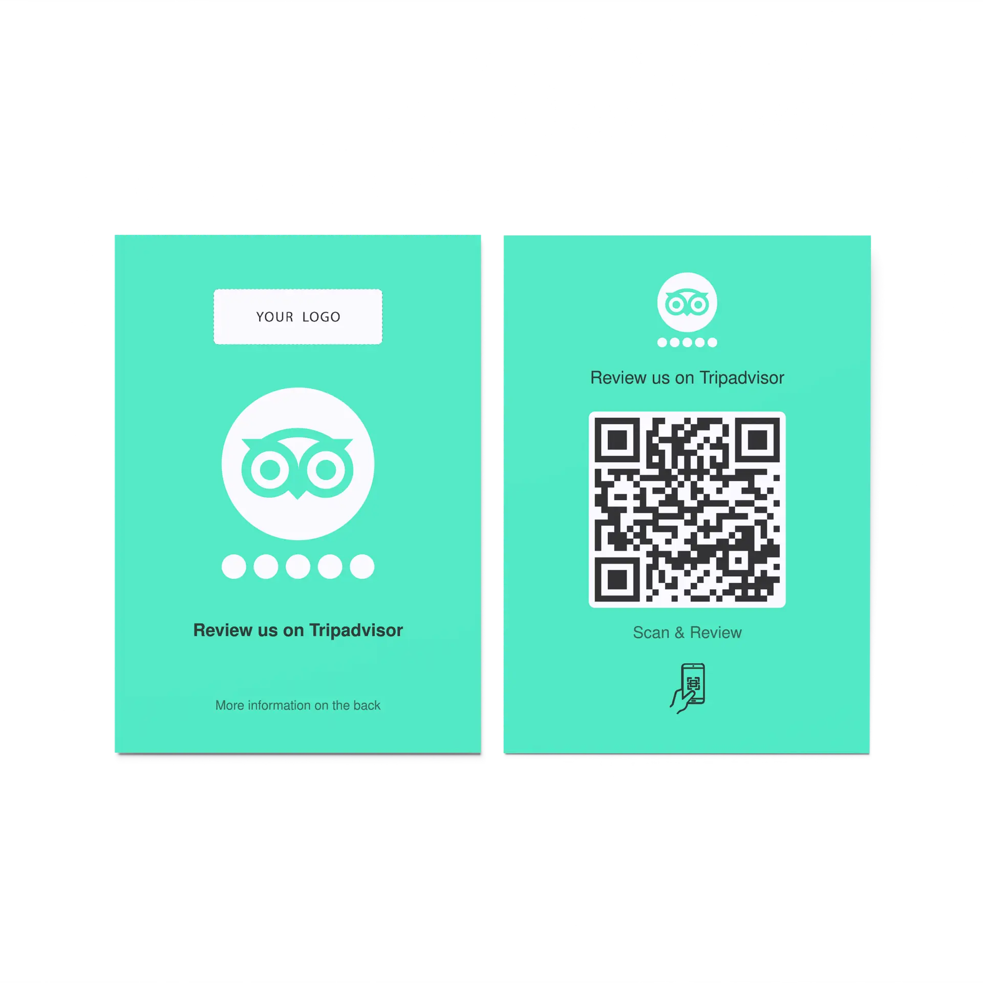 Tripadvisor Review QR Code Flyer