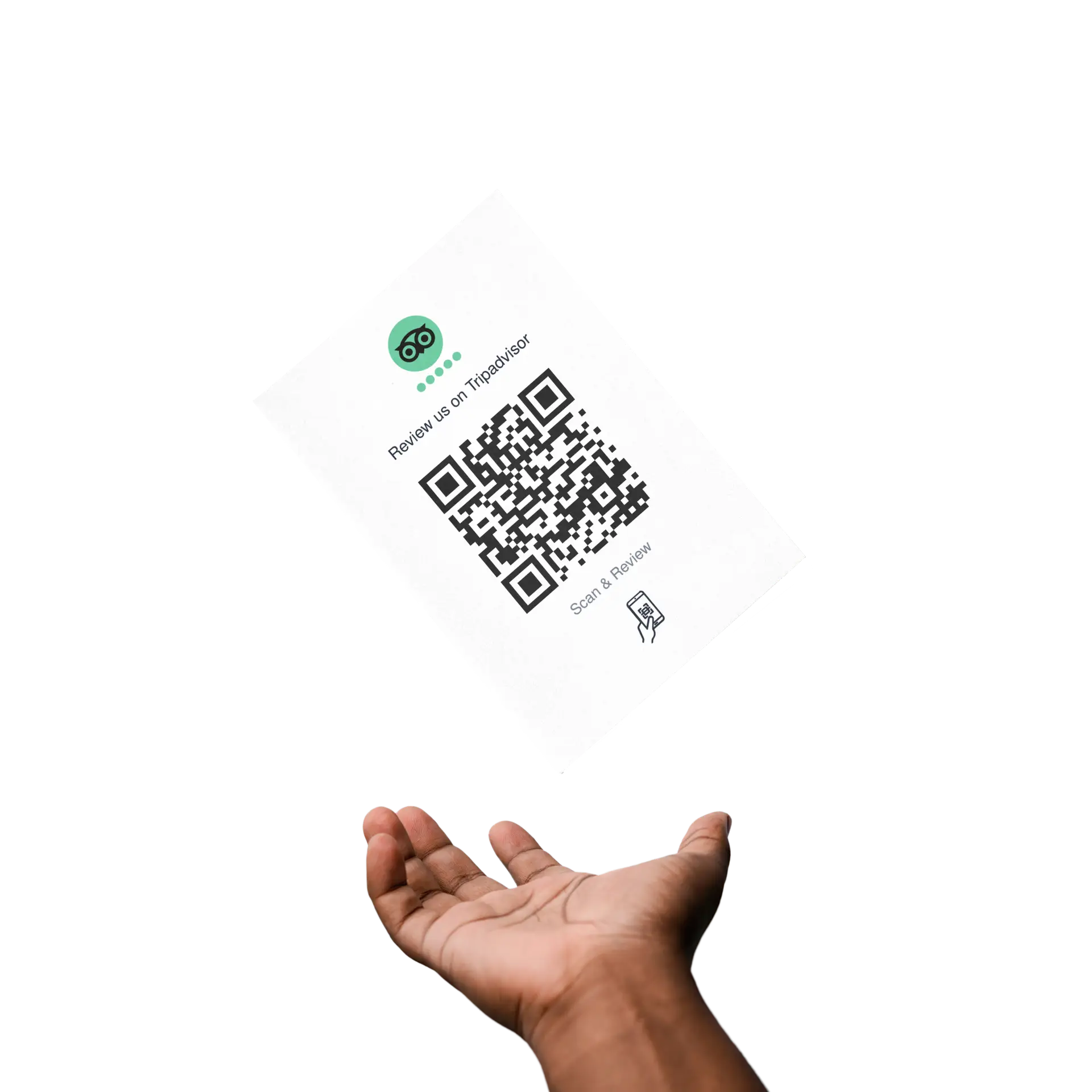 Tripadvisor Review QR Code Flyer