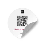 Sticker Round custom_reservation gradient