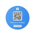 Sticker Round facebook brand