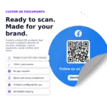 Sticker Round facebook brand