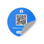 Sticker Round facebook brand