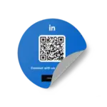 Sticker Round linkedin brand