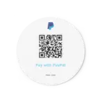 PayPal Stickers Round QR Code