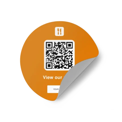 Sticker Round pdf_menu brand