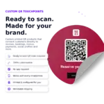 Sticker Round quandoo brand