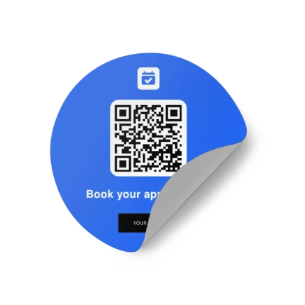 Sticker Round simplybook brand