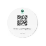 Sticker Round tripadvisor gradient