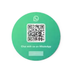 Sticker Round whatsapp brand