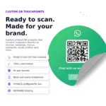 Sticker Round whatsapp brand