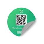 Sticker Round whatsapp brand