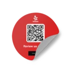 Sticker Round yelp brand