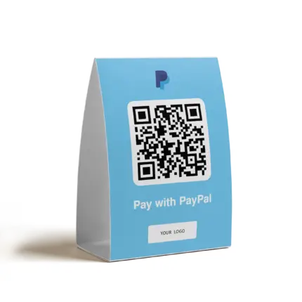 PayPal Table Stands QR Code