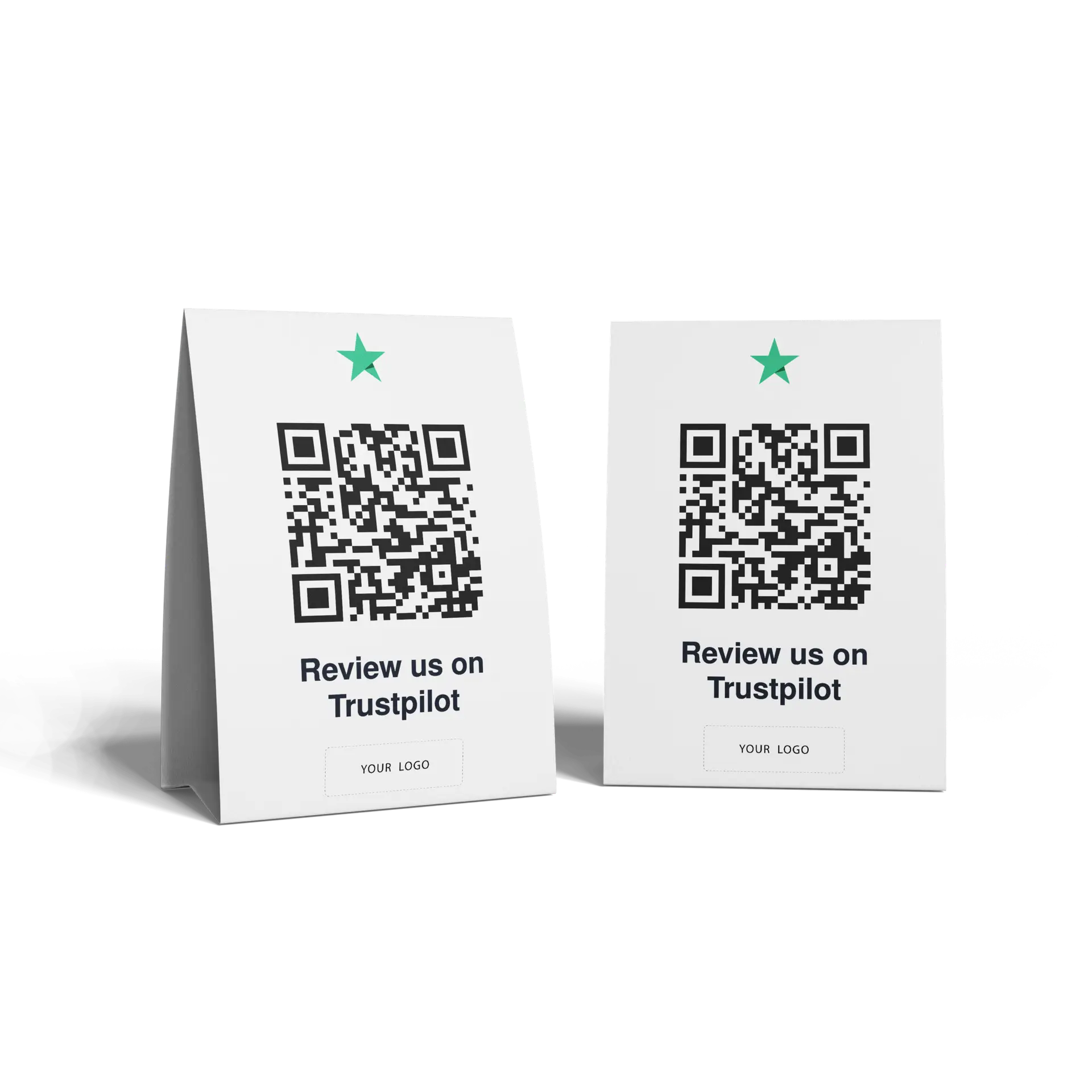 Trustpilot Review QR Code Table Stand