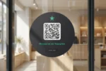 Trustpilot Review QR Code Sticker Round - Image 2